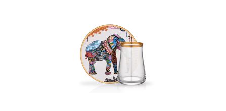 Glore Tarabya Elephant 6’lı Çay Seti Özellikleri