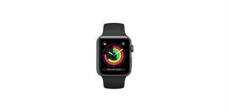 Uzay Grisi Alüminyum Apple Watch 3 Kasa ve Kordon