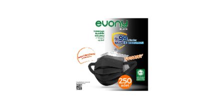 Evony Siyah Elastik Kulaklı 250 Adet Maske Kalitesi Nasıl?