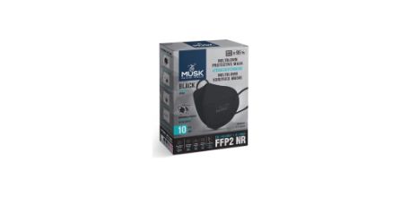 Musk FFP2 Siyah 20 Adet Maske Ergonomik mi?