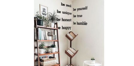 Dekoratif Be Yourself Duvar Yazısı Kullanım Alanları