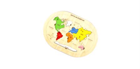 Ahşap Kıtalar Haritası Montessorie Puzzle Yorumları