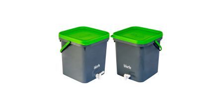 Biorfe Bokashi Kompost Kovası 18 Litre İkili Set Fiyatı