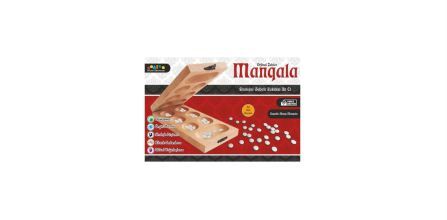 Kaliteli Zekice Ahşap Mangala - Kapaklı Mancala Oyunu