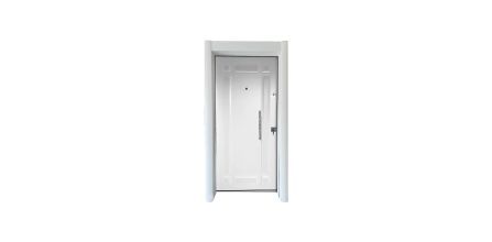 Güvenli Alanlar İçin Beyaz Çelik Kapı