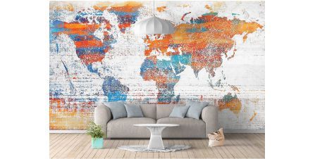 Avantajlı Dünya Haritası Duvar Kağıdı Fiyatları