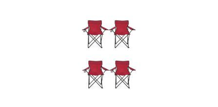 Konforlu Kamp Sandalyesi 4’lü Set Seçenekleri