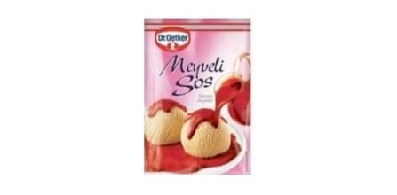 Dr. Oetker Meyveli Sos İçeriği