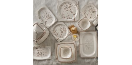 Sofralara Zerafet Katan Fine Bone Yemek Takımı Modelleri