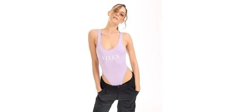 Bak Moda Vixen Basic Lila Bodysuit Fiyatı