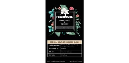 Friendzone 3rd Wave Coffee & Roastery %100 Arabica Çekirdek Kahve Espresso Blend Premium Gourmet Özellikleri