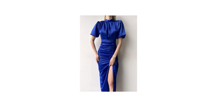 Şık ve Gösterişli Gece Mavisi Elbise Modelleri