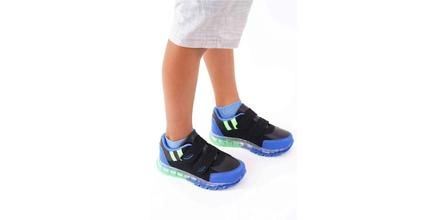 AYN-Shoes Çocuk Siyah-flo Yeşil Çift Cırtlı Ortopedik Spor Ayakkabı Fiyatı