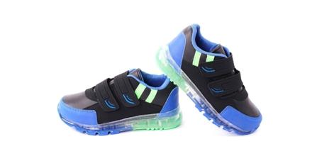 AYN-Shoes Çocuk Siyah-flo Yeşil Çift Cırtlı Ortopedik Spor Ayakkabı Kullanımı