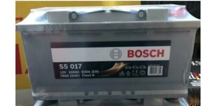Bosch S5 017 2 Yıl Garantili 12 Volt 100 Amper Akü Fiyatı