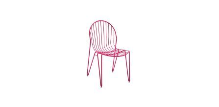 Birbirinden Farklı Renk Seçenekleriyle Kaliteli Tel Sandalyeler