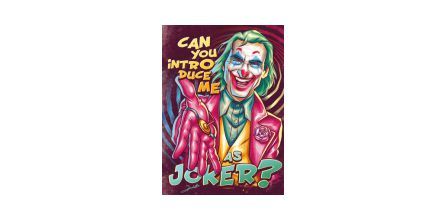 Özel Çizim Joker Poster Modelleri