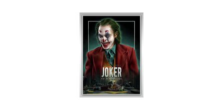 Çeşitli Boyut Seçenekleri ile Joker Poster Modelleri