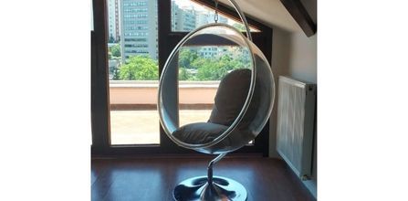 Bubble Chair Krom Flanş Ayaklı Pleksi Akrilik Salıncak Özellikleri