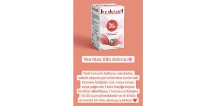 YES START Bitkisel Karışımlı Toz 250 gr Özellikleri