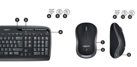 Logitech MK330 Kablosuz Klavye Mouse Seti Özellikleri