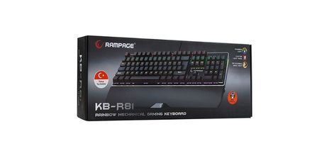 Rampage KB-R81 Red Switch Oyuncu Klavye Özellikleri