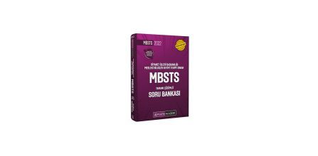 Eğitici ve Öğretici MBSTS Soru Bankası Kitapları
