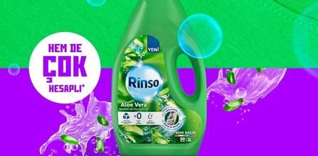 Rinso Sıvı Çamaşır Deterjanı Renkliler için Aloe Vera 3 L Kullanımı