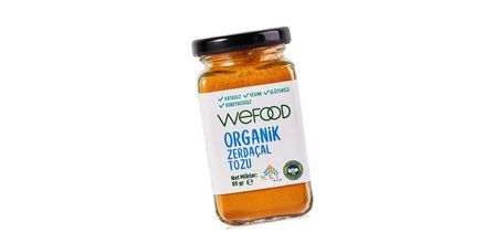 Wefood Organik Zerdeçal Tozu 85 gr Özellikleri