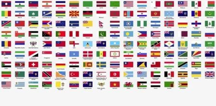 288 Adet Ülke İsimleri Ve Bayrakları Sticker Kullanımı