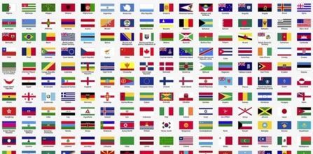 288 Adet Ülke İsimleri Ve Bayrakları Sticker Özellikleri