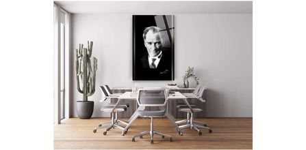 Assos Design Mustafa Kemal Atatürk Cam Tablo İçeriği