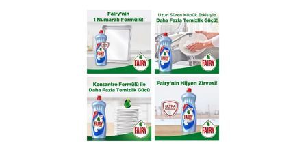Fairy Platinum Hijyen 6000 ml Sıvı Bulaşık Deterjanı Kullanımı