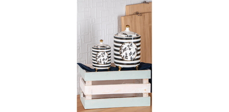 Şık ve Zamansız Siyah Beyaz Kavanozlar