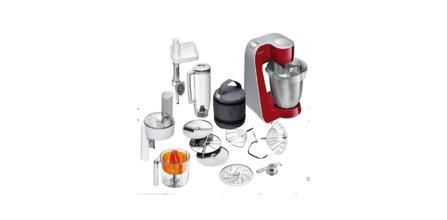 Bosch MUM55761 Mutfak Makinesi - Kırmızı Gümüş 900 W Avantajları