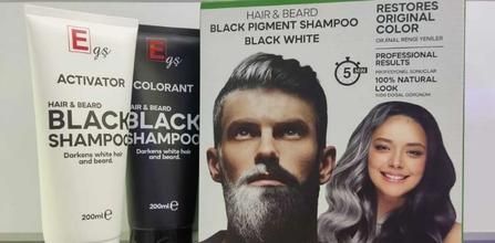 EGŞ Cosmetics Hair & Bread Black Pigment Shampoo Black White Siyahlatıcı Kullanımı