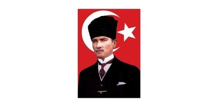 Bayrakal Kalpaklı Atatürk Resmi 100 x 150 cm Fiyatı ve Yorumları