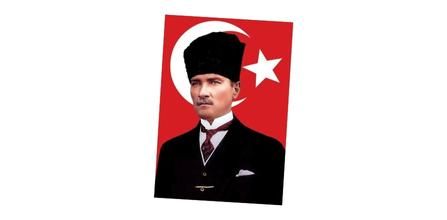 Bayrakal Kalpaklı Atatürk Resmi 100 x 150 cm Özellikleri