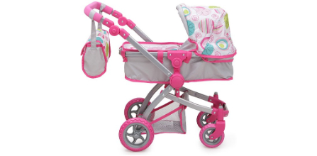Oyuncak Bebek Arabası Pink Rose
