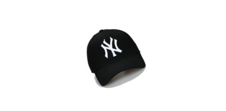 Özel Tasarımıyla NuxFah Unisex Siyah NY Şapka