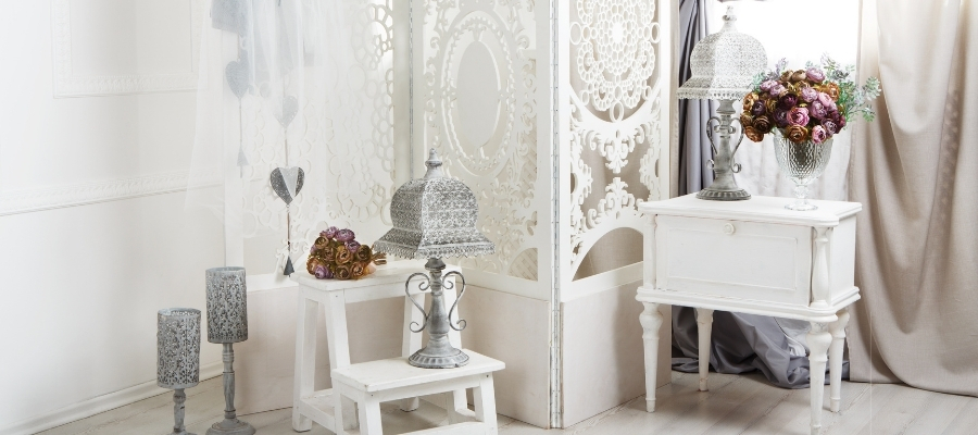 Shabby Chic Renk Paleti ve Dekorasyonunda Kullanılan Malzemeler