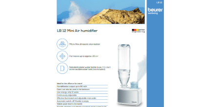 Beurer Lb 12 Air Humidifier Hava Nemlendiricisi Fiyatları