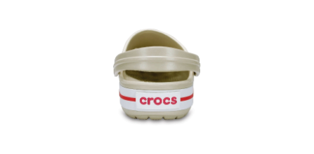 Crocs Bej Unisex Crocband Kenarı Kırmızı Beyaz Çizgili Terlik Yorum