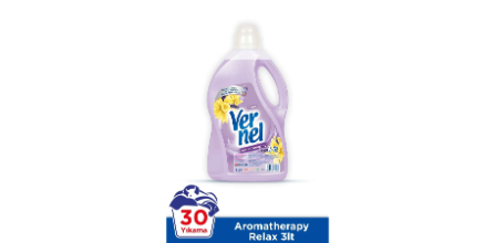 Vernel 4 x 3L (120 Yıkama) Aromatherapy Relax Çamaşır Yumuşatıcısı Fiyatları