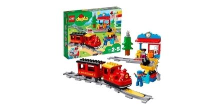 Birçok Aksesuara Sahip LEGO Duplo Buharlı Tren