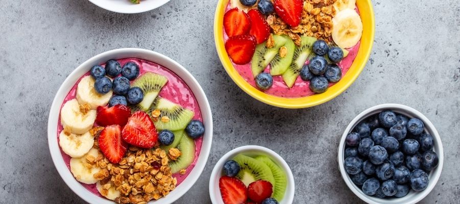 Acai Bowl için Gerekli Malzemeler