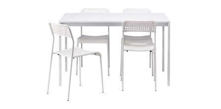 Kurtarıcı Parça: Beyaz Mutfak Masası