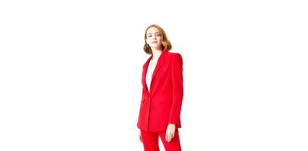 Modern Kırmızı Blazer Ceket Tasarımları