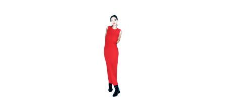 Beğenileri Kazanan Kırmızı Elbise Zara Tasarımları