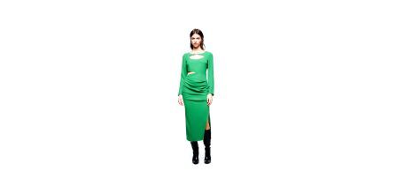 Uzun Ömürlü Zara Yeşil Elbise Tasarımları
